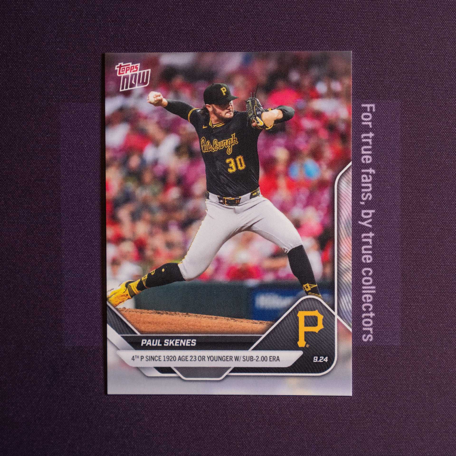 폴 스킨스 피츠버그 파이어리츠 2025.9.24. MLB 탑스 나우 야구카드 TOPPS NOW 스포츠카드