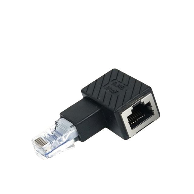 (3 세트) RJ45 연장 커플러 8P8C MaletoFemale 90도 꺾 IF895