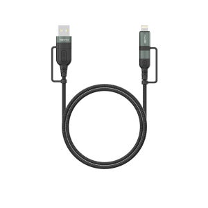 NEXTU 4in1 USB 멀티 초고속충전 데이터 케이블 ACCL6124X-60W