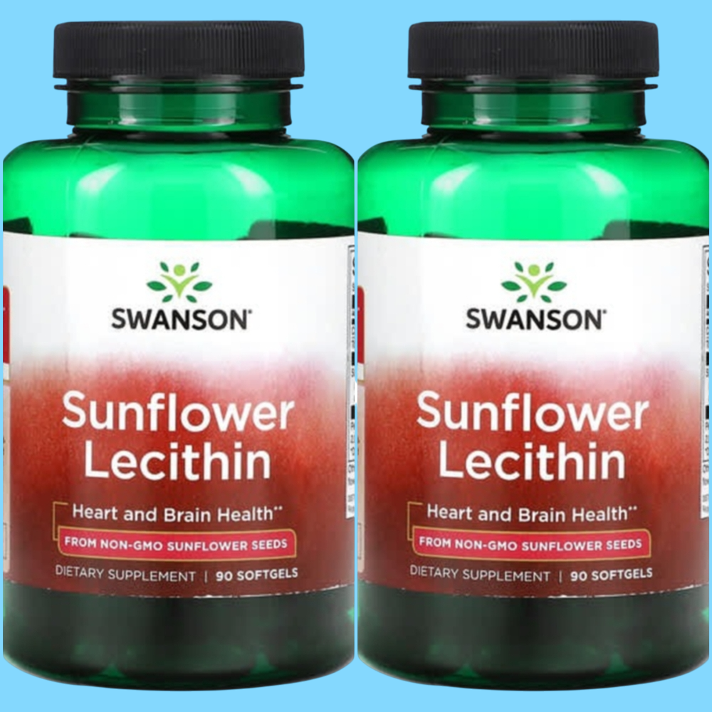 스완슨 해바라기 레시틴 90정 2개 <b>포스파티딜콜린</b>