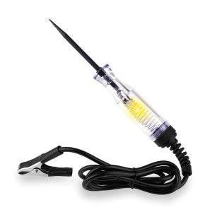 파이크니 테스트 경자동차 6-24V DC 전압 테스트기 악어 클립 및 롱 스틸 프로브가