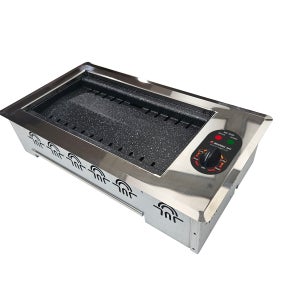 모닝아트 MA1000 전기로스타 연기없는 바이오원적외선 2인용 바베큐 전기그릴 로스터