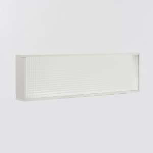 메종드꼼마 몽드 유리 파티션 아일랜드 주방 가벽 가림막 무타공 칸막이 1000 큐브, 화이트