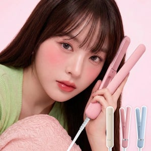 오아 미니핏 휴대용 미니 고데기 프리볼트 여행용 앞머리 헤어 볼륨 고대기