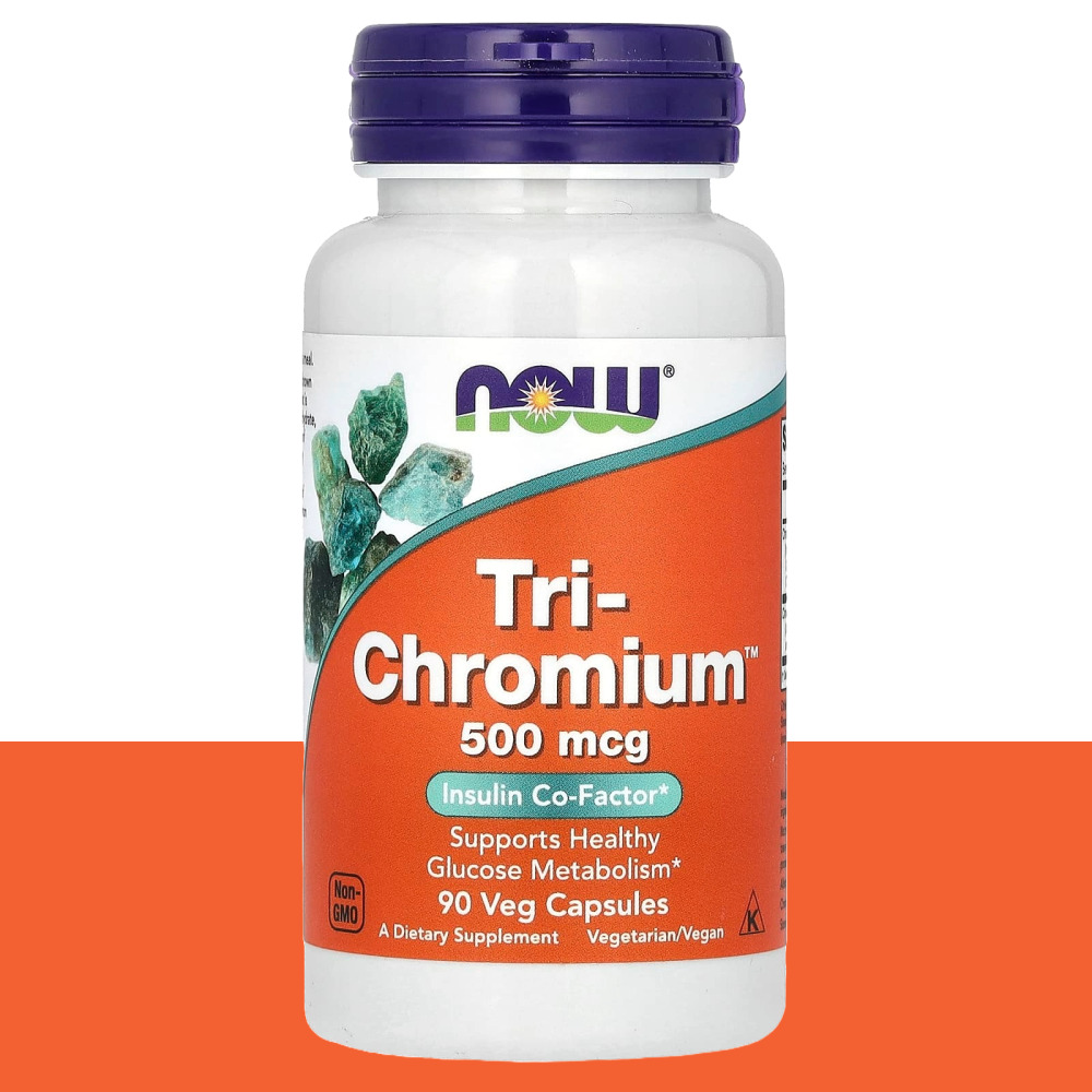 나우푸드 <b>트라이</b> 크롬 <b>크로뮴</b> 계피 함유 <b>500mcg</b> 90 식물성캡슐