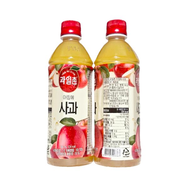 해태 과일촌 아침에 사과 주스 쥬스 500ml x 48개