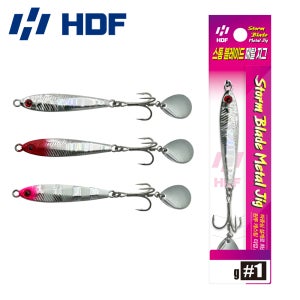 해동 스톰 블레이드 메탈지그 삼치 쇼어지깅 방어 부시리 3번 핑크 헤드 + 야광 지브라, 30g