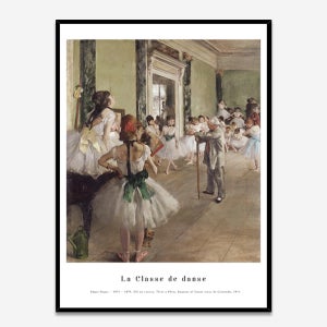 에드가드가 발레수업 알루미늄 명화 액자 a1