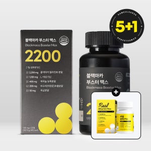 5+1 담을수록 블랙마카 부스터 맥스 2200, 아르기닌 흑마늘 야관문 흑삼 120정, 6개