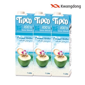 팁코 코코넛워터 혼합주스 1L 3팩 [소비기한 26년 3월 11일]
