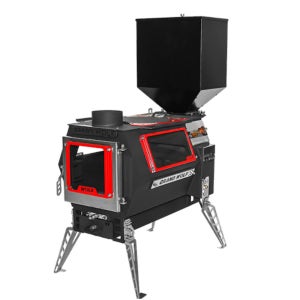 파이어우드 그랜드울프 캠핑난로 나무 화목펠렛겸용