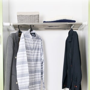 압축봉선반 압축선반 강력압축봉 베란다벽 길이조절압축 세탁실