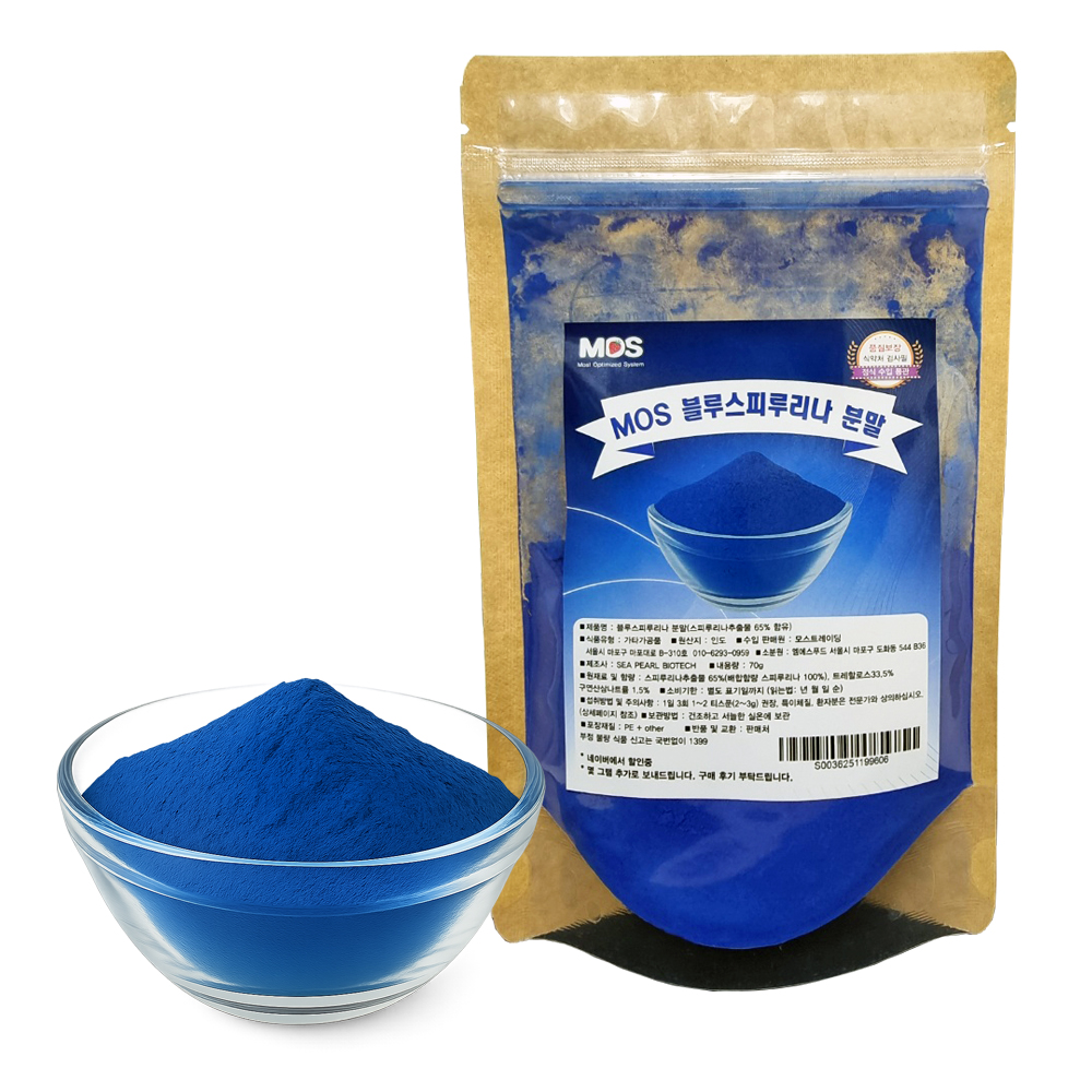 MOS <b>블루 스피루리나</b> 추출분말 70g