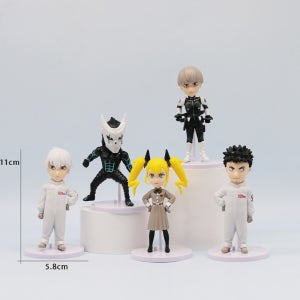 괴수8호 피규어 히비노 카프카 피규어 5종 세트 아시로 미나 시노미야 키코루 GK