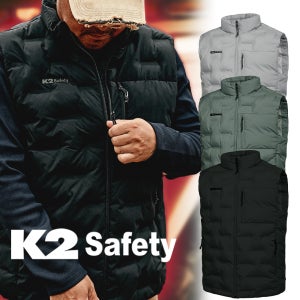 K2세이프티 충전식 USB 발열조끼 경량 온열 열선 하이브리드 패딩조끼 배터리포함