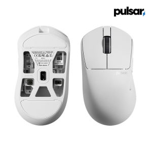 펄사 X3 크레이지라이트 초경량 게이밍 왼손 마우스 43g LHD 우유니 화이트