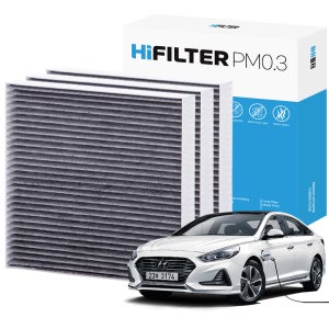 2+1 하이필터 PM 0.3 현대 LF 쏘나타 뉴라이즈 PHEV 자동차 활성탄 에어컨 필터, 3개 , HI-A101