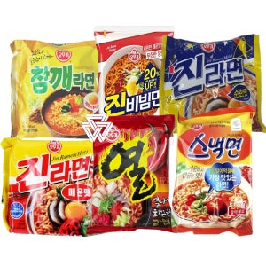 오뚜기 진라면 열라면 스낵면 참깨라면 봉지라면