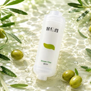 비타민 샤워기 동남아 여행 필터 녹물 염소 제거 향기 리필 물드림 단품 오크베리향, 1개