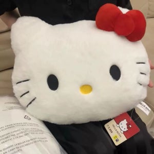 헬로키티 쿠션 베개 방석 대형 소파 침대 선물 키 36x27cm 키티 캣 빅 헤드 베개 36x27cm
