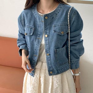조이노카라 데님자켓