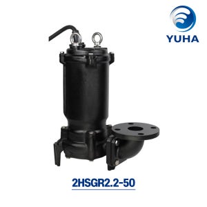 2HSGR2.2-50 [ 3HP 2극 삼상380V 50mm 주물 ] 컷터용 삼상수중글라인더펌프