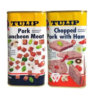 덴마크 프레스햄 튤립 촙트햄 런천미트 1.81kg 대용량 부대찌개 햄