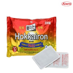 홋카이론 핫팩 붙이는 고온 10매입 (오랜 지속력 , 일본 핫팩)