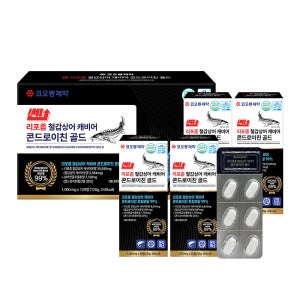 코오롱제약 쎈 리포좀 철갑상어 캐비어 콘드로이친골드 1,000mg 1세트 120정, 1개