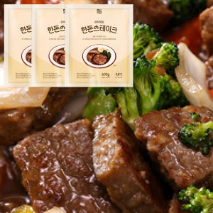 홈쇼핑 박동연 명인의 한돈 스테이크 육즙 가득 떡갈비 3팩 (총 30개)