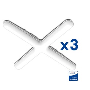 인아웃조명 LED 십자등 60W 2+1 총 3개 발송 전등 형광등 마트 식당 방 창고