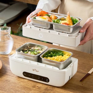 Bear 대용량 스텐 보온 멀티 전기 계란 찜기 도시락 밥짓는 가열 스팀 에그 쿠커