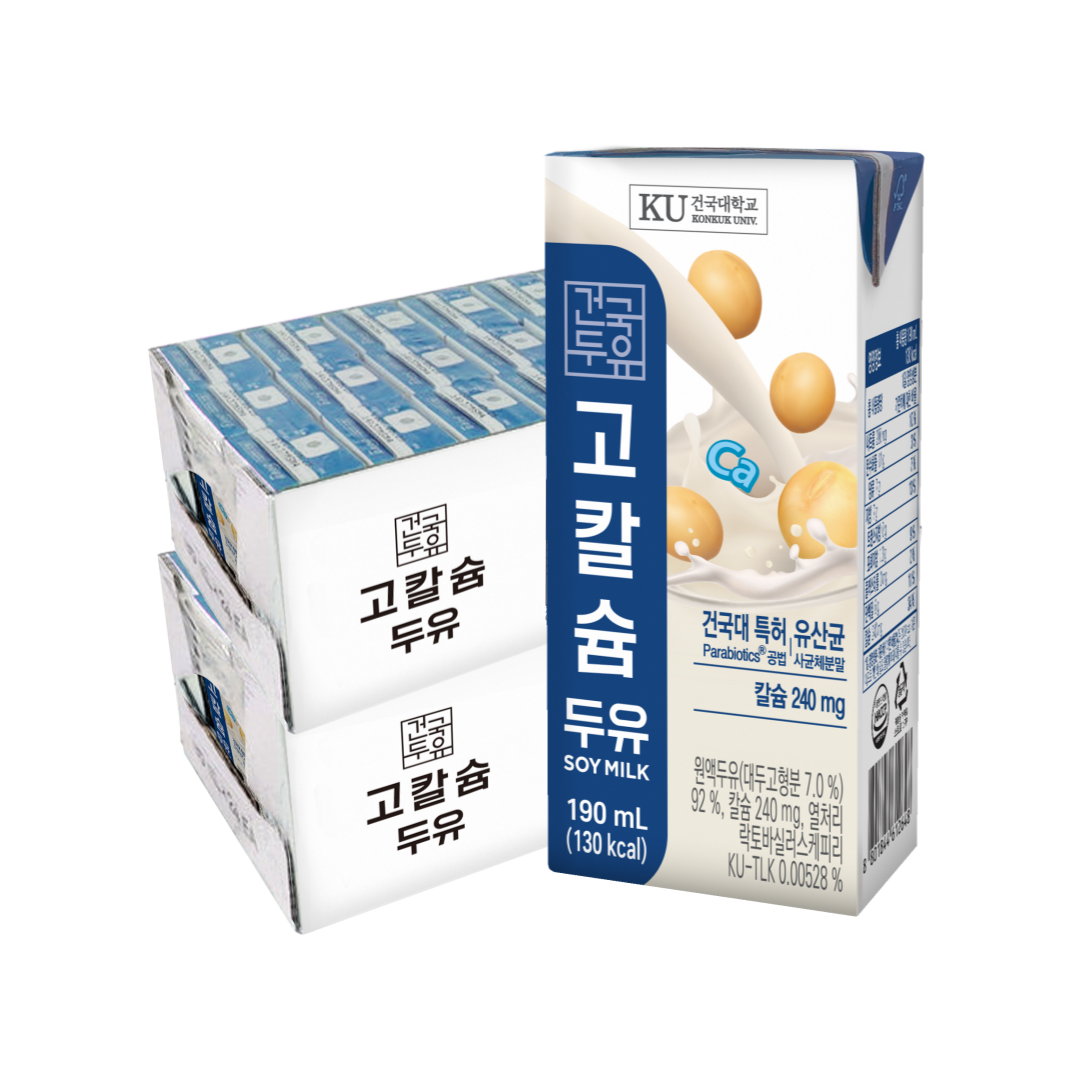 건국 고칼슘두유 190ml 72팩 (유클22,530원) (무료)
