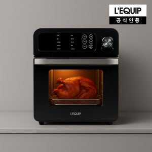 리큅 에어프라이어 미니 오븐형 에어프라이 올스텐 에어후라이기 블랙 LAF-EO1507