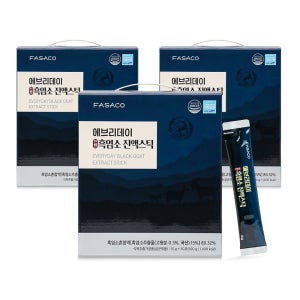 에브리데이 진한 흑염소 진액스틱 홍삼 진생베리 50포, 3개