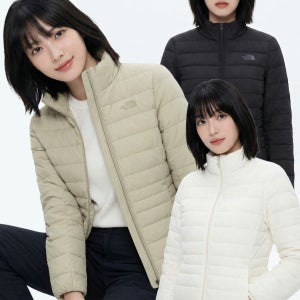 노스페이스 여성 경량패딩 히트 럭스 자켓 블랙 아이보리 베이지 겨울 간절기 얇은 패딩