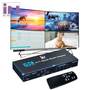 인네트워크 멀티뷰어 HDMI v1.4 4:1 모니터 4분할 IN-4KHSW4V