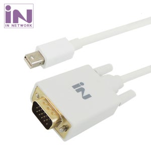인네트워크 Mini DP 1.1 to RGB VGA 케이블 5M IN-MDPV05