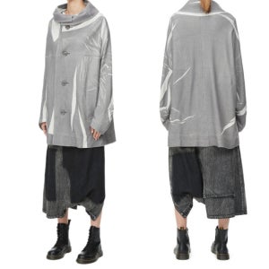 요지야마모토 YV C02126 12 여성 명품 울 코트