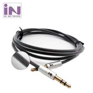 인네트워크 IN-NAUX02 스테레오 AUX 3.5mm 케이블 M/M 무산소동 2m, 1개