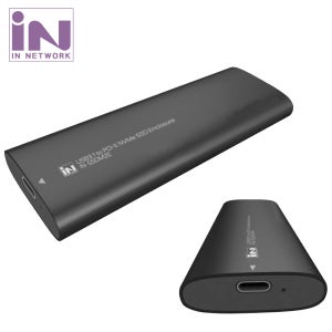 인네트워크 M.2 NVMe 외장 SSD 케이스 전용 툴리스 IN-SSDM2E