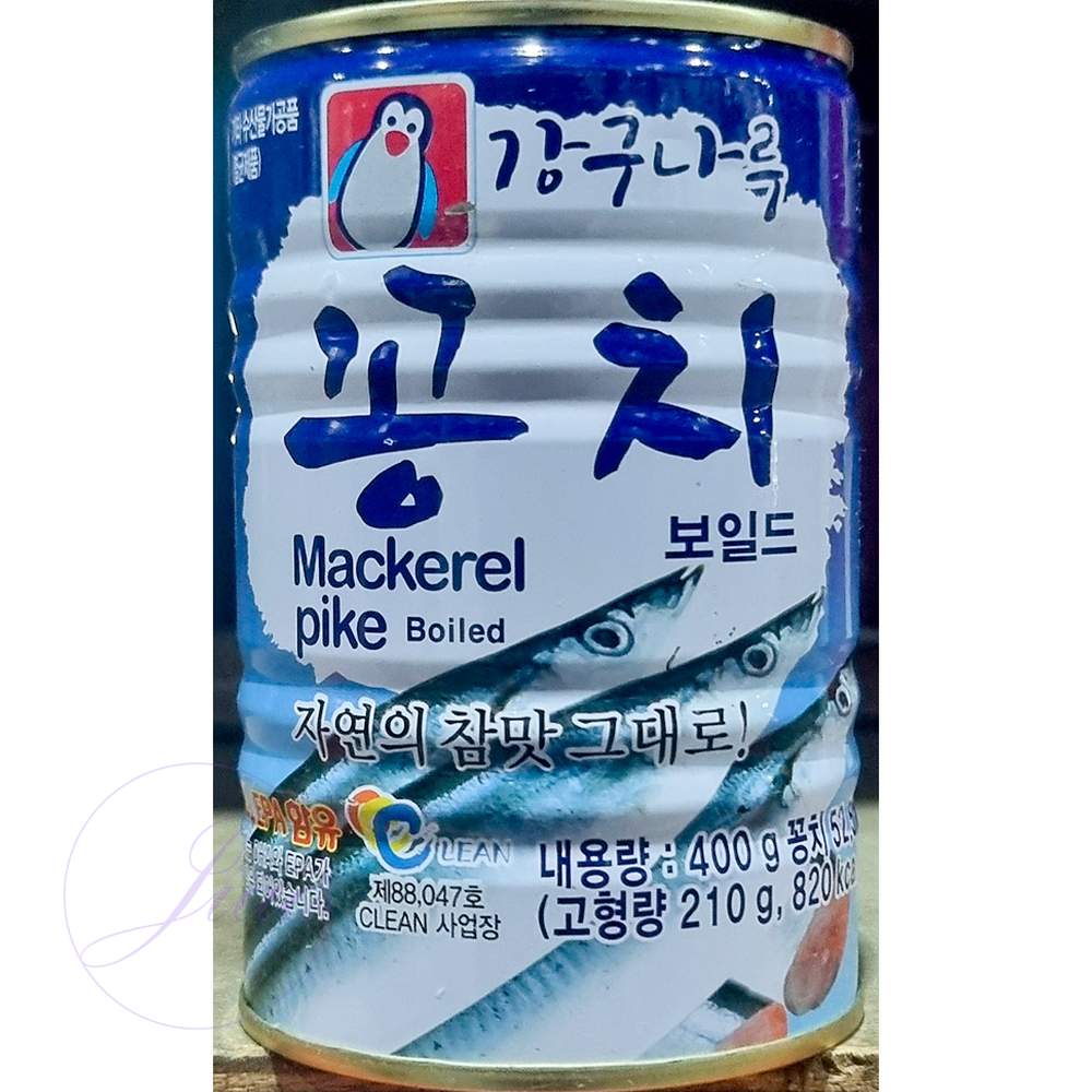 문덕 HC꽁치캔 400g x24p 펭귄꽁치캔