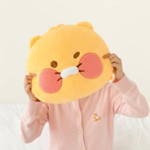 리틀 헬로 춘식이 페이스 쿠션 얼굴 등 허리 애착 인형