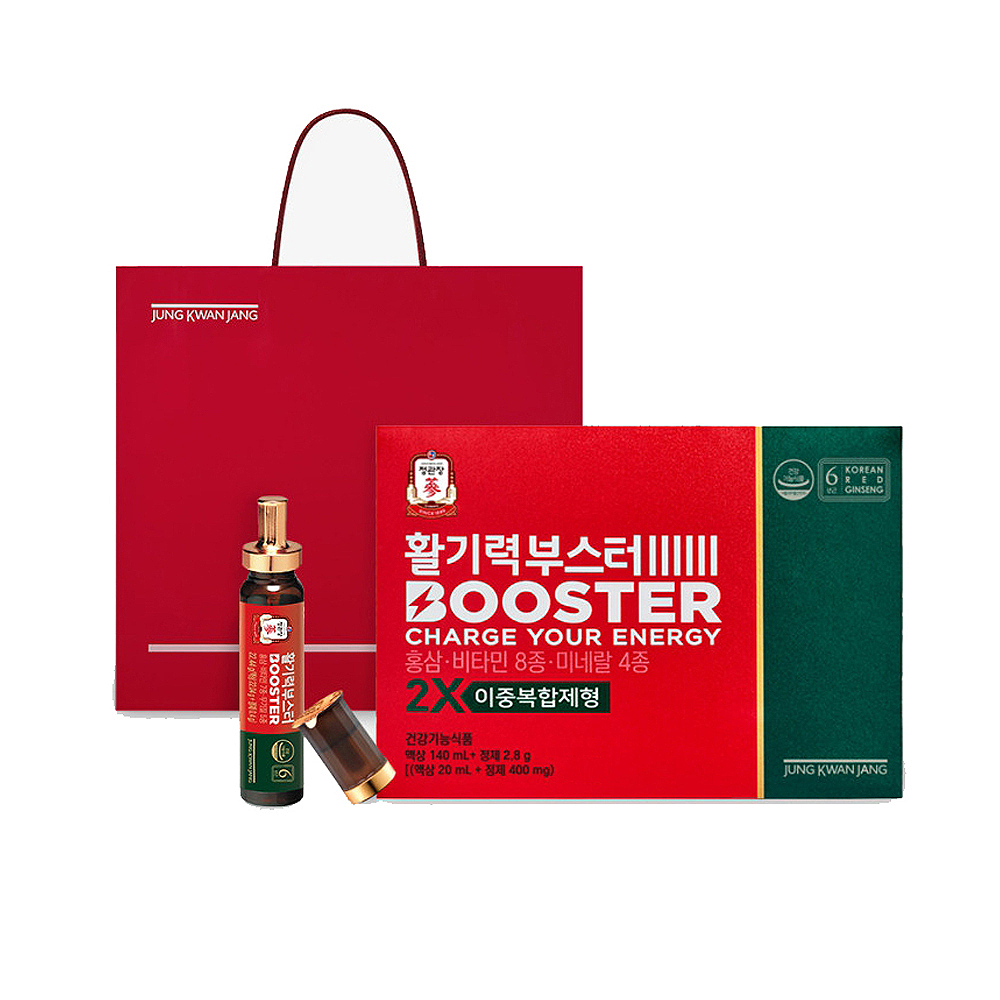 <b>정관장</b> 활기력 부스터 홍삼 진액 에너지박스 활력 맥스 샷 원기 보력 달임액 선물세트 효능