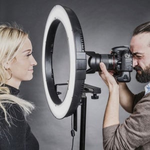 휴대용 유튜브 조명 스탠드 라이브 방송용 링조명 스트리밍 스튜디오 장비