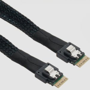 서버용 sas 케이블 컴퓨터 sff 8654 케이블 데이터 양쪽