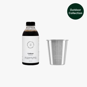 [이지드링크세트] 보난자커피 콜드브루 + 스틸컵 아웃도어 캠핑 휴대용