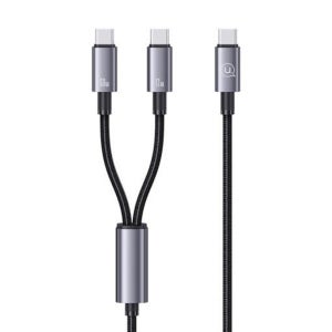 유삼스 알루미늄 초고속충전 데이터케이블 1.2m 2-in-1 72W 2C SJ740USB101