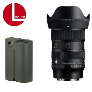 시그마 A 17-40mm F1.8 DC 크롭 L 마운트 + 틸타 BLK22 배터리