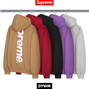 슈프림 사틴 아플리케 후드 스웨트셔츠 - 25FW FW25SW77